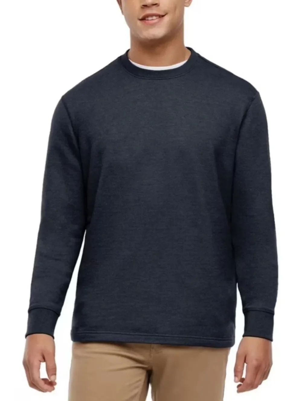 Orvis Men's Crewneck in Dark Navy